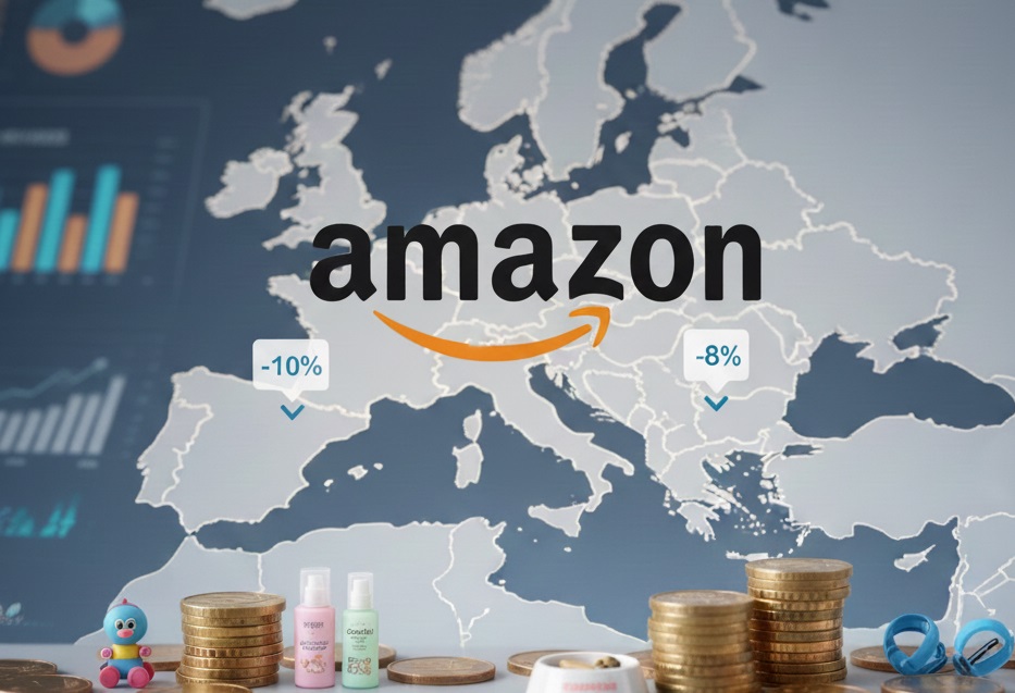 Η Amazon μειώνει την προμήθειά της από τους πωλητές στην Ευρώπη